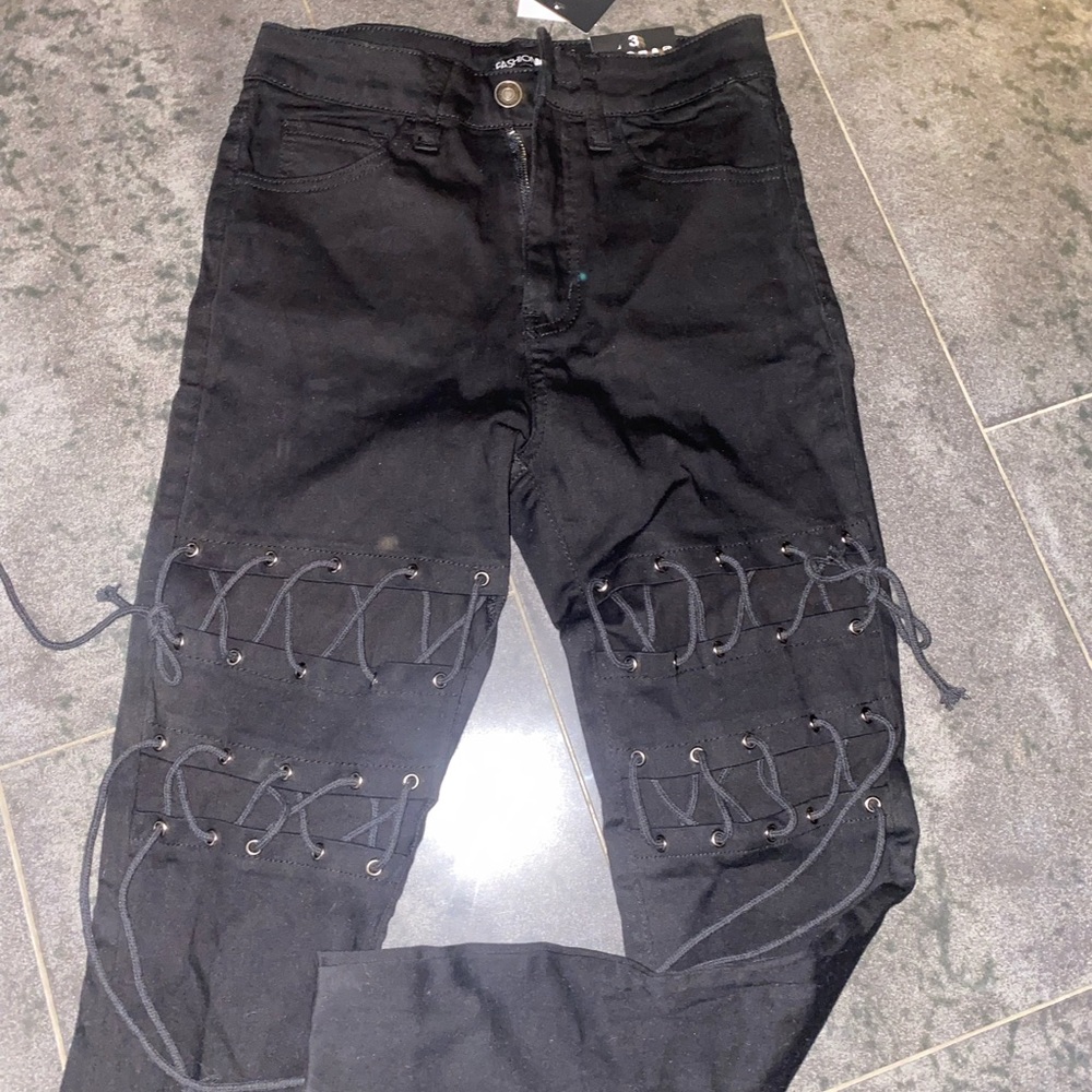 Black fashion nova jeans